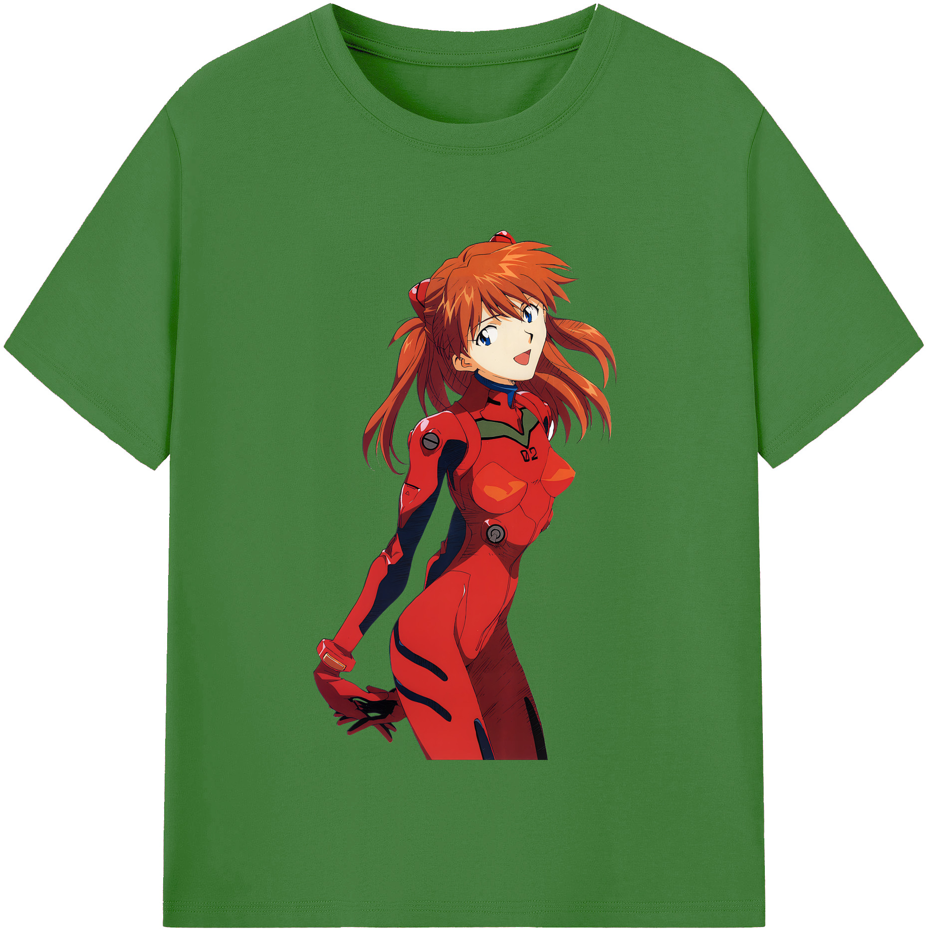 （画像用） EVA 新世紀エヴァンゲリオン レディースカジュアルプリントTシャツ（綿100％）
